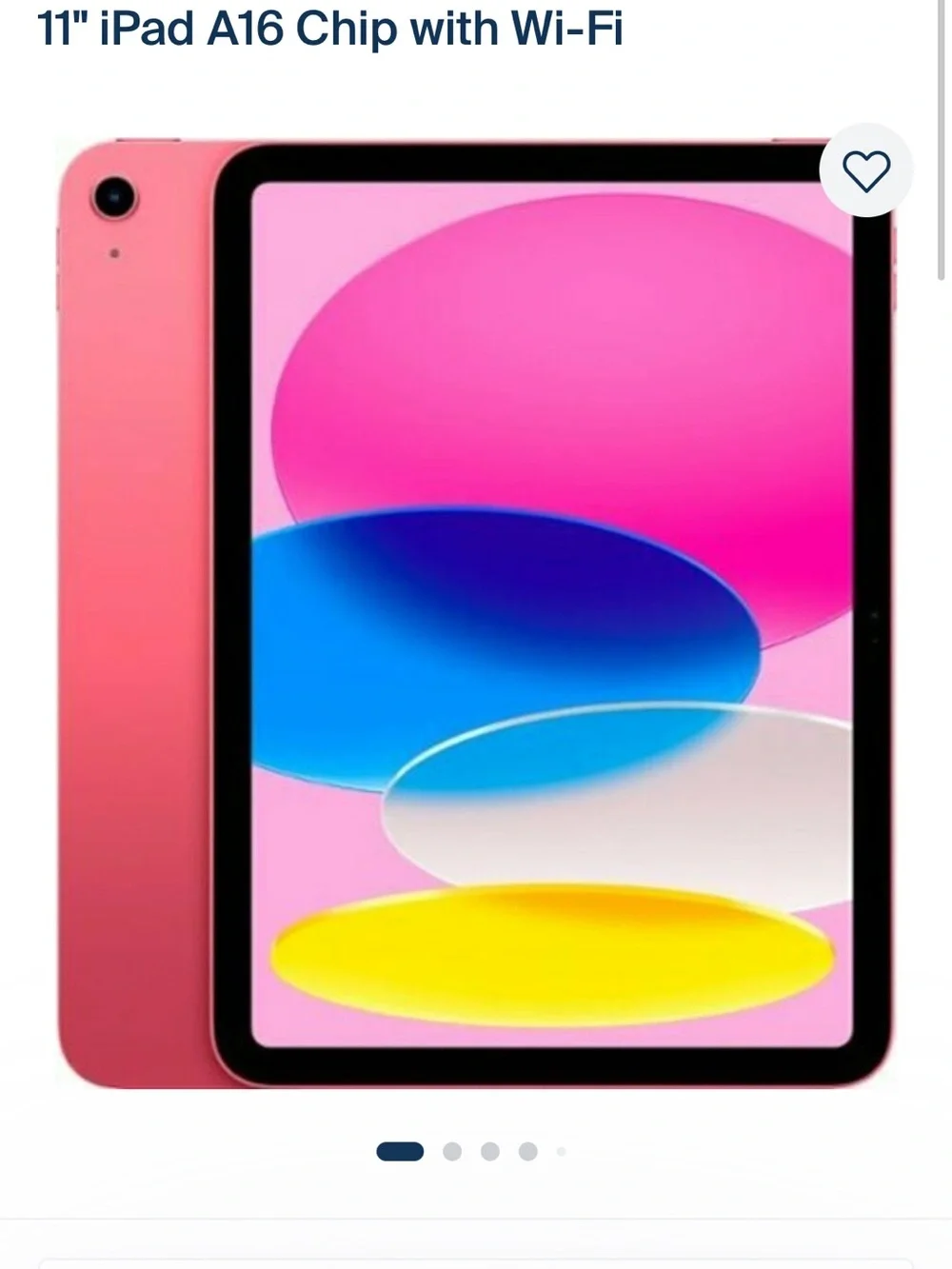 Apple tablet showcasing